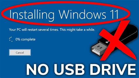 Can I install Windows without USB or CD?