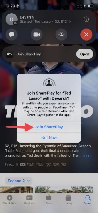 Can I join Shareplay on phone?