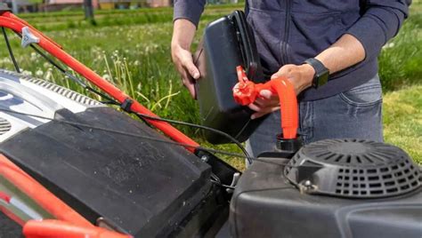 Can I leave gas in my lawn mower?