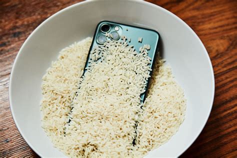 Can I leave my phone in rice for 12 hours?
