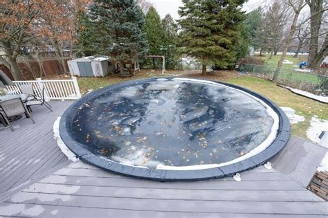 Can I leave water in my pool over winter?