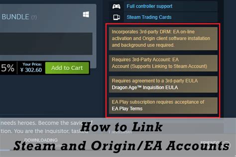 Can I link my EA Play account to Steam?