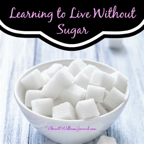 Can I live without sugar?