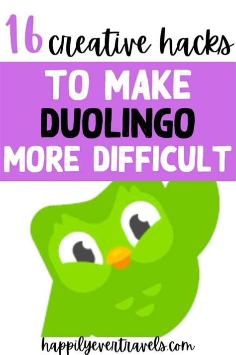 Can I make Duolingo harder?