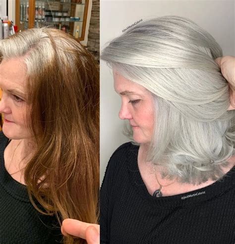 Can I make my gray hair more silver?