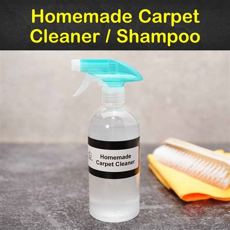 Can I make my own carpet shampoo?