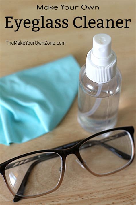 Can I make my own eyeglass cleaner?