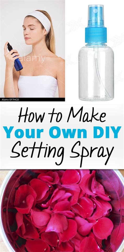 Can I make my own setting spray?