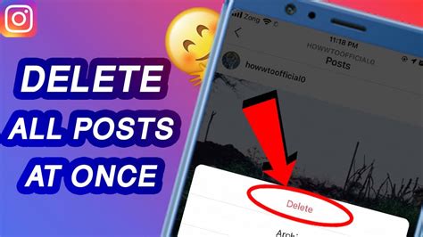 Can I mass delete Instagram posts?