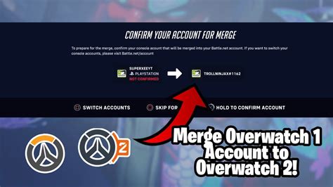 Can I merge multiple Overwatch 2 accounts?