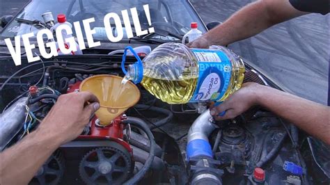 Can I mix used cooking oil with diesel fuel?