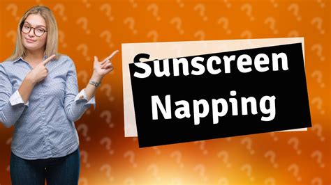 Can I nap with SPF on?