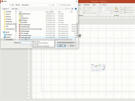 Can I open a Visio file in PowerPoint?
