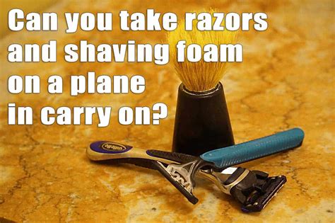 Can I pack a razor in my carry-on?