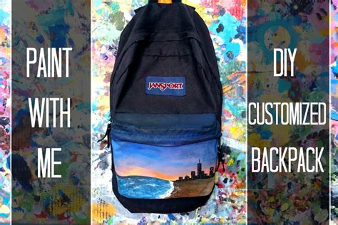 Can I paint a backpack?