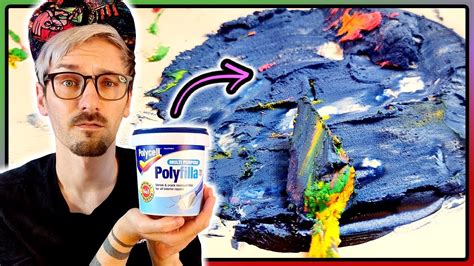 Can I paint directly on polyfilla?