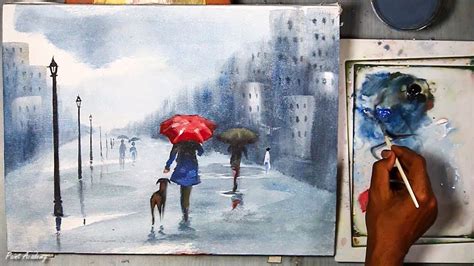 Can I paint in light rain?