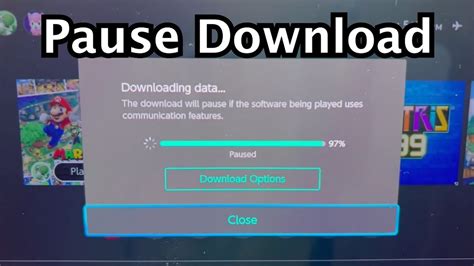 Can I pause a download and continue the next day?