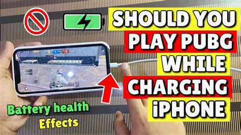 Can I play PUBG while charging iPhone?