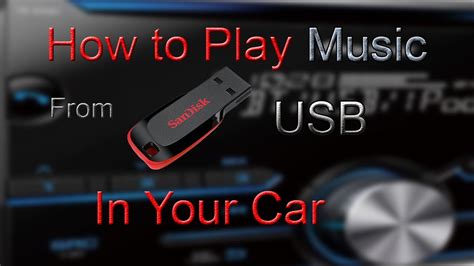 Can I play music from a USB stick in my car?