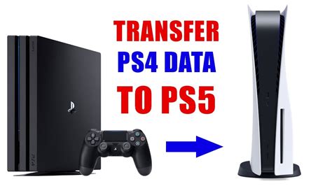 Can I plug my PS4 into my PS5 to transfer data?