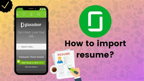 Can I post my resume on Glassdoor?
