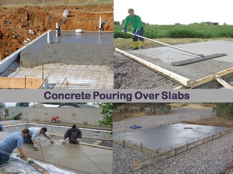 Can I pour concrete over concrete?