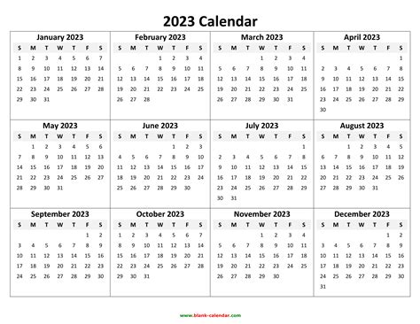 Can I print 2023 calendar?