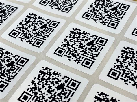 Can I print QR code stickers?
