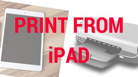 Can I print from an iPad?