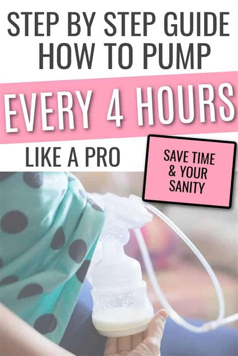 Can I pump every 4 hours instead of 3?