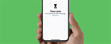 Can I put a time limit on apps?