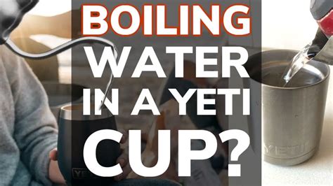 Can I put boiling water in my cooler?