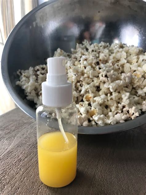 Can I put butter cooking spray on popcorn?