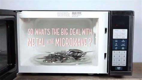 Can I put metal in the microwave?