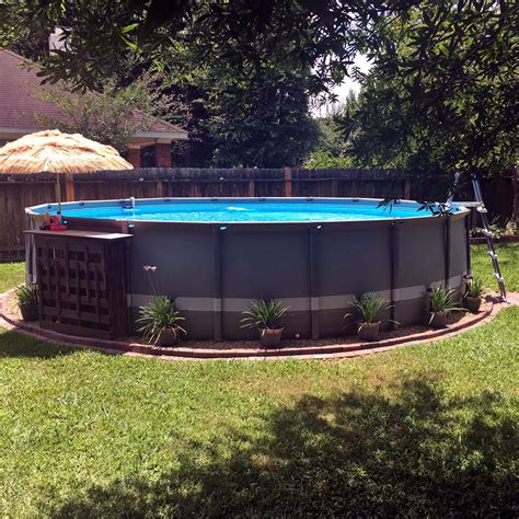 Can I put my Intex pool on grass?