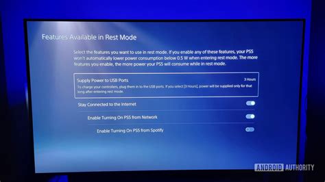 Can I put my PS5 in rest mode?