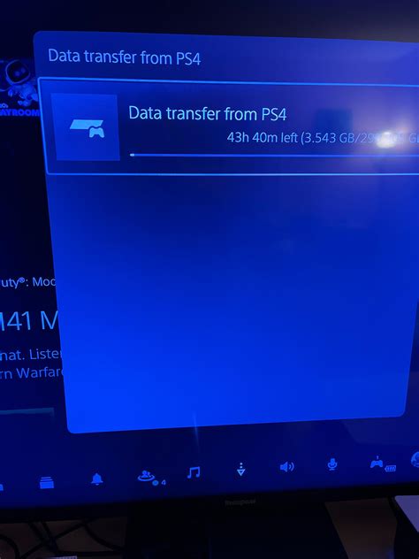 Can I put my PS5 in rest mode while its transferring data?