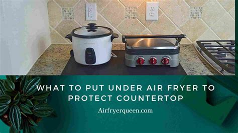 Can I put my air fryer on granite?
