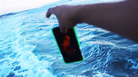Can I put my phone in the ocean?