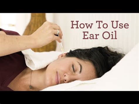 Can I put oil in my ear if it hurts?