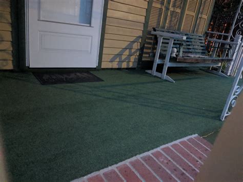 Can I put outdoor carpet on grass?