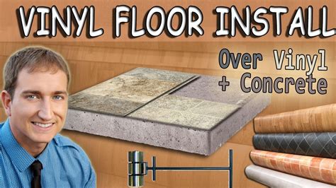 Can I put vinyl sheet flooring over concrete?