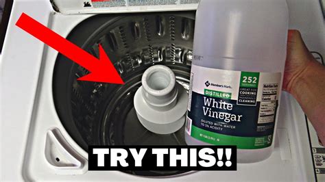 Can I put white wine vinegar in the washing machine?