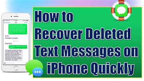 Can I recover deleted text messages?