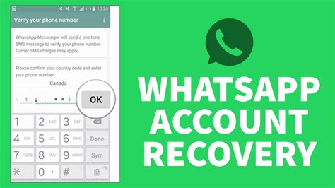 Can I recover my WhatsApp account?
