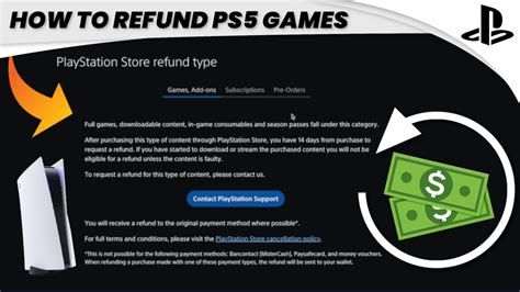Can I refund a digital pre order on PS5?