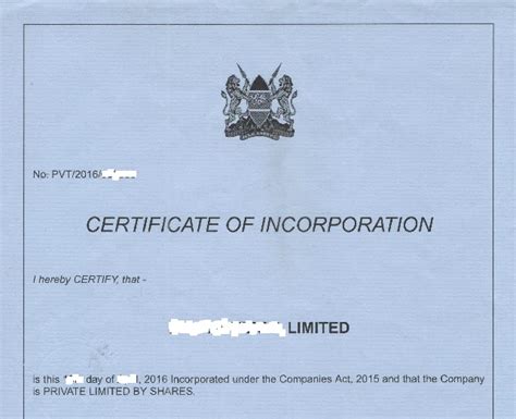 Can I register a company online in Kenya?