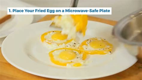 Can I reheat fried eggs in microwave?