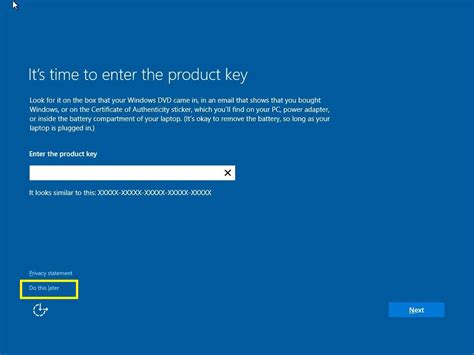 Can I reinstall Windows 10 without license key?